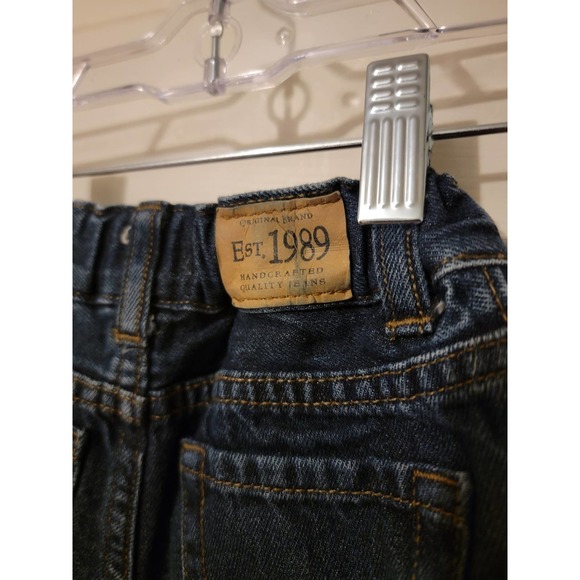 Children's Place*Jeans 9-12 M*Adjustable waist*EUC*Dark Wash - Picture 4 of 4